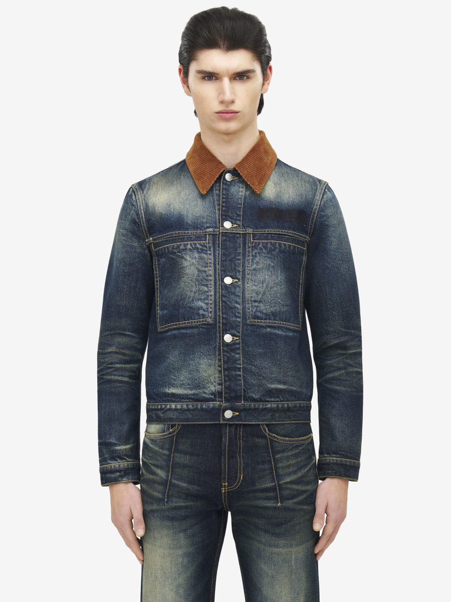 ALEXANDER MCQUEEN - Denim Trucker Jacket - Item 839093QYABR4211